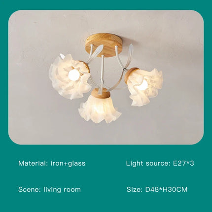 Lustre nordique floral pour décoration intérieure — LZ4X9P2
