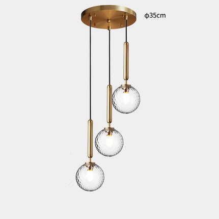 Lustre en verre moderne pour décoration intérieure élégante — LZ4X9M