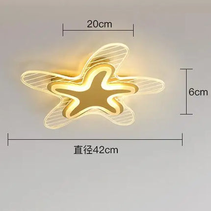 Plafonnier LED en forme d’étoile pour éclairage intérieur décoratif — LZ4X9T