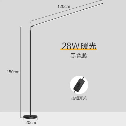 lampadaire led minimaliste super lumineux pour lecture