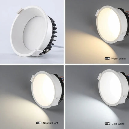Plafonnier LED encastré dimmable pour intérieur au design moderne — LZ4G7N2