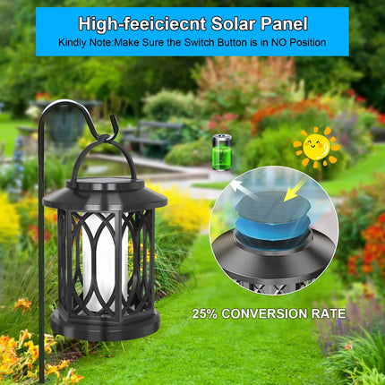 Suspension solaire effet flamme pour éclairage de jardin extérieur — LZ4X9P