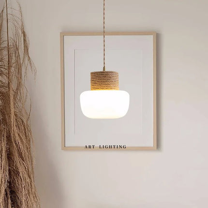 Suspension LED décorative en verre au design nordique — LZ4X9P