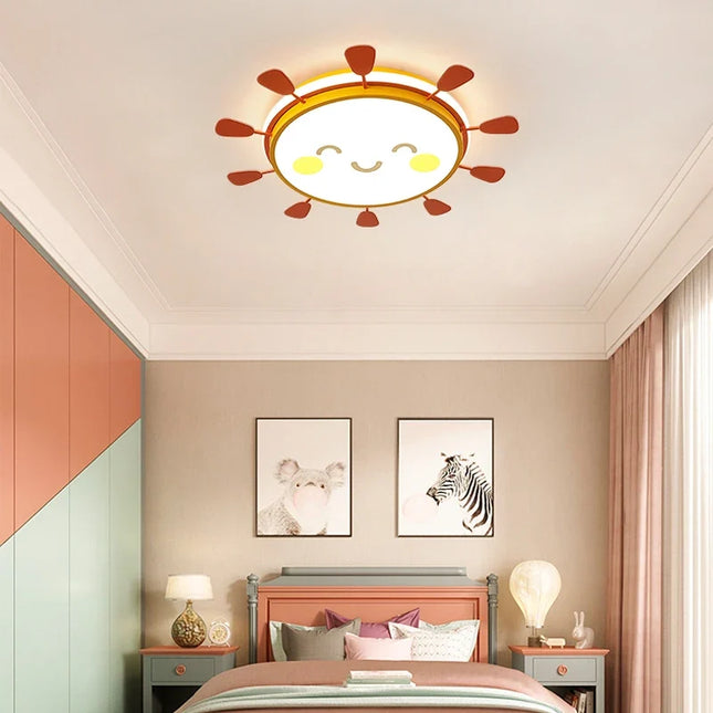 Lampe de bureau ronde LED pour étude et enfants — LZ4JX9