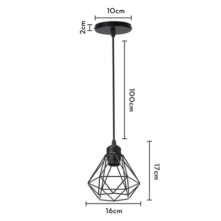 Plafonnier encastré industriel vintage en métal pour intérieur créatif — LZ4X9T2