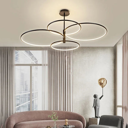 Lustre LED moderne et créatif pour éclairage intérieur de luxe — LZ4X9P