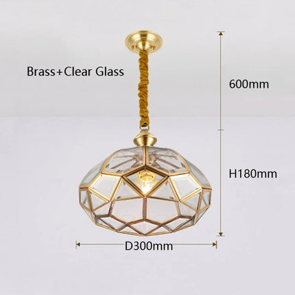 Plafonnier cuivre style américain moderne pour intérieur simple et créatif — LZ4X9T2
