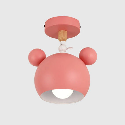Plafonnier enfant style nordique motif panda dessin animé — LZ4X9Q2