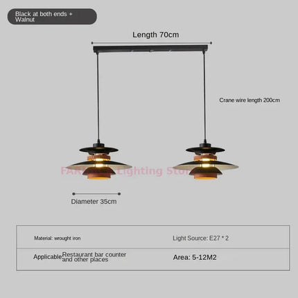 lustre design nordique créatif style japonais pour bar et salon