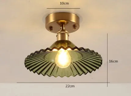 Plafonnier moderne en verre lumineux pour intérieur et extérieur — LZ4QX9