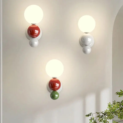 Applique murale LED en métal avec globe acrylique — LZ7XQ2