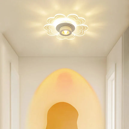 Plafonnier LED encastré avec spots style nordique — LZ4X9T