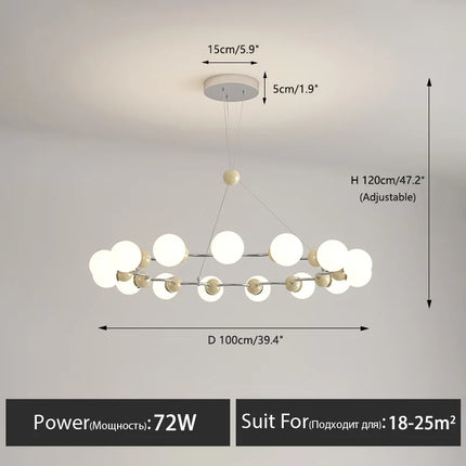 Lustre suspension décoratif moderne pour intérieur — LZ4X7Q