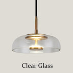 Verre clair / Diamètre 23 x H 9 cm / 6 W | Blanc chaud