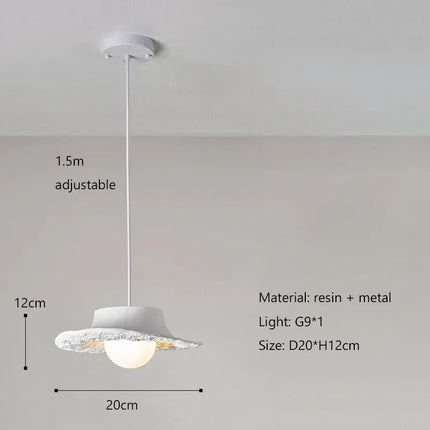 Suspension LED style wabi sabi nordique pour restaurant — LZ4P9XQ