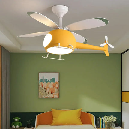 Plafonnier LED ventilateur hélicoptère pour chambre enfant — LZ4X9P
