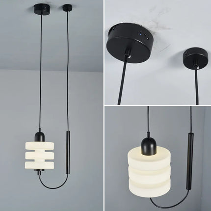 Lustre en verre au style nordique pour décoration intérieure moderne — LZ4X9T