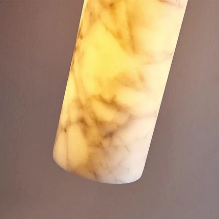 Lustre design wabi-sabi en marbre naturel pour hôtel — LZ4X9P2