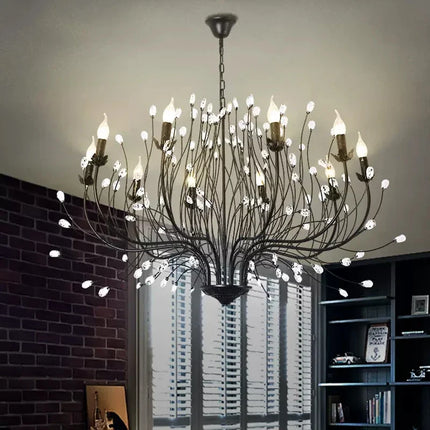 Lustre LED en cristal pour intérieur élégant et moderne — LZ4X9P2