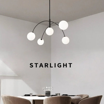 Suspension nordique en verre décorative forme haricot magique — LZ4XJ9