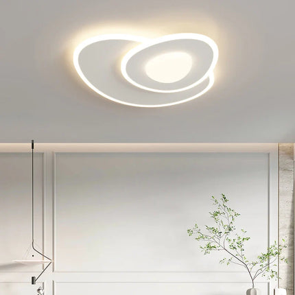 Lustre minimaliste moderne avec plafonniers pavés — LZ4X9T2