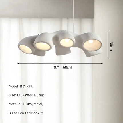 Suspension japonaise élégante style wabi-sabi pour intérieur — LZ4X9P2