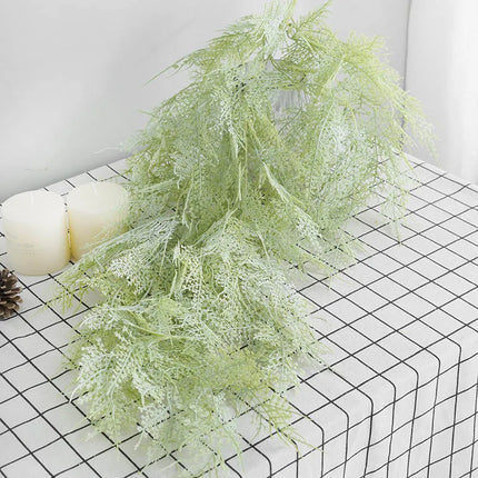 Plafonnier nordique en plastique avec décorations de plantes murales — LZ4X9T