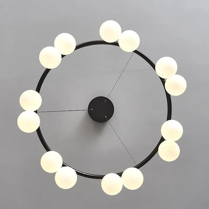 lustre post-moderne éclairage suspendu circulaire réglable design élégant