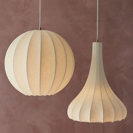 Suspension LED en soie style nordique pour intérieur élégant — LZ4X9Q2N