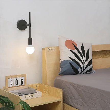 Applique murale circulaire en fer et verre LED personnalisable — LZ4XJ9