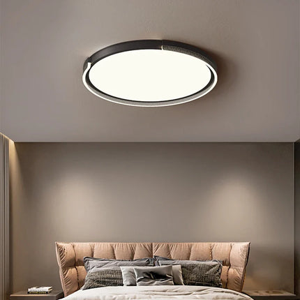 Plafonnier italien minimaliste avec protection des yeux — LZQ7X2