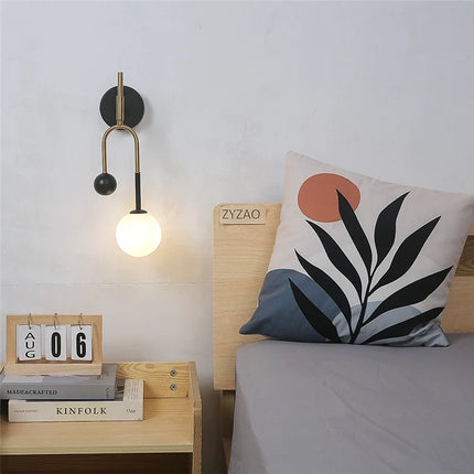 Applique murale en fer design forme en U — LZ4X9Q2