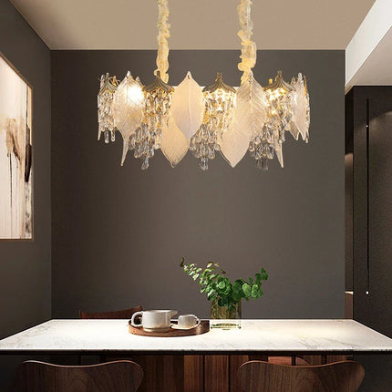 Lustre en cristal au design créatif pour éclairage moderne — LZ4X7M