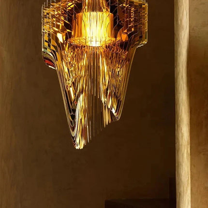 Lustre acrylique design italien créatif modèle villa — LZ4X9P