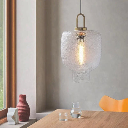 Lustre suspension en verre au design minimaliste et léger — LZ4X9P2Q