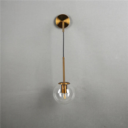 Applique murale rétro en verre au design nordique lumineux — LZ4X9T2