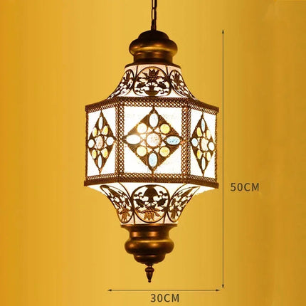 Lustre suspension décoratif style asiatique pour intérieur bohème — LZ4N7Q2