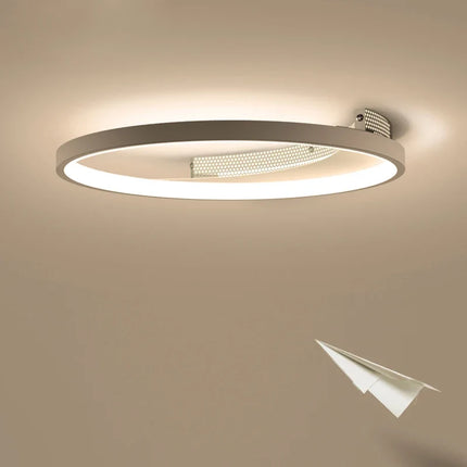 Plafonnier LED moderne avec télécommande pour intérieur lumineux — LZ4X9P