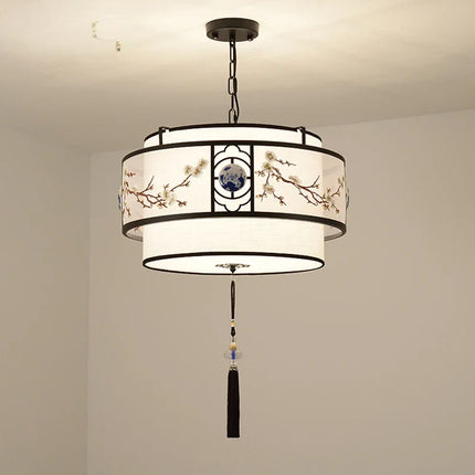 Lustre suspension rétro créatif pour éclairage de restaurant — LZ4P9XJ