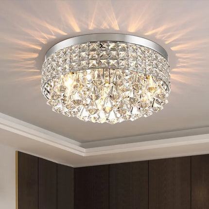Plafonnier en cristal au design nordique moderne pour intérieur élégant — LZ4X9T2