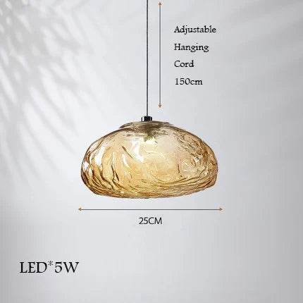Lustre en verre design nuage pour intérieur lumineux décoratif — LZ4D7Q9
