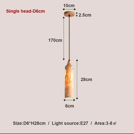 Lustre en bois au design japonais wabi-sabi pour intérieur — LZ4X9P2Q