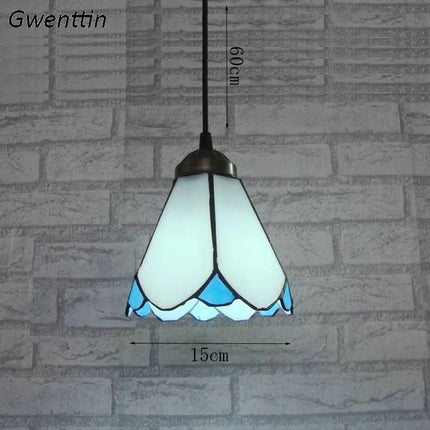 Suspension Tiffany style méditerranéen pour décoration intérieure élégante — LZ4X9M