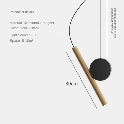 Suspension LED design avec angle d’éclairage réglable — LZ4X9P