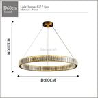 Rond 60cm / 3 lumières commutables