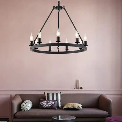 Lustre suspension rétro style industriel scandinave pour café et bar — LZ4X9T2