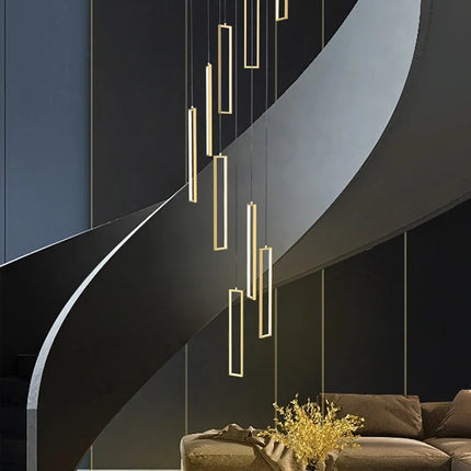 Lustre suspension moderne style loft pour intérieur élégant — LZ4X9M