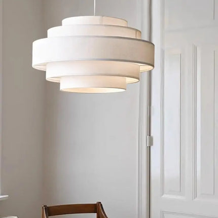 Lustre LED en tissu style wabi sabi pour intérieur — LZ4X9P2Q