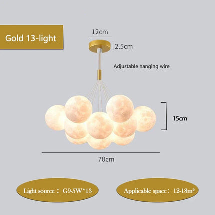Lustre moderne créatif pour chambre d’enfant et salon — LZ4X9T