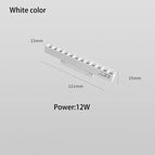 Grille spotlight 12W / 6000K white light